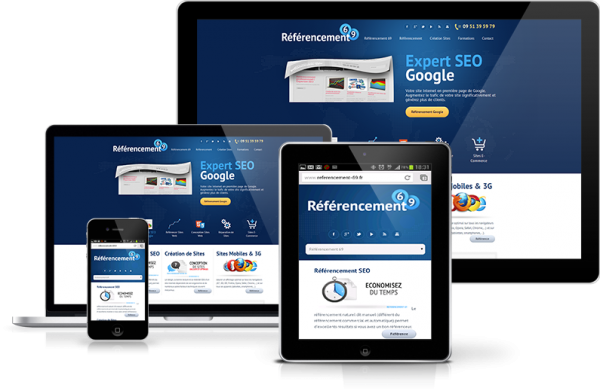site version responsive tablette et smartphone